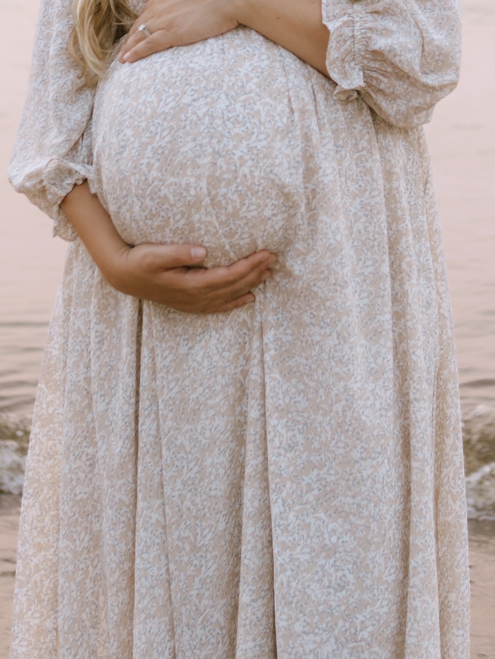 Storia Cream Floral Square-Neck Maxi Dress - Picture 2 of 4